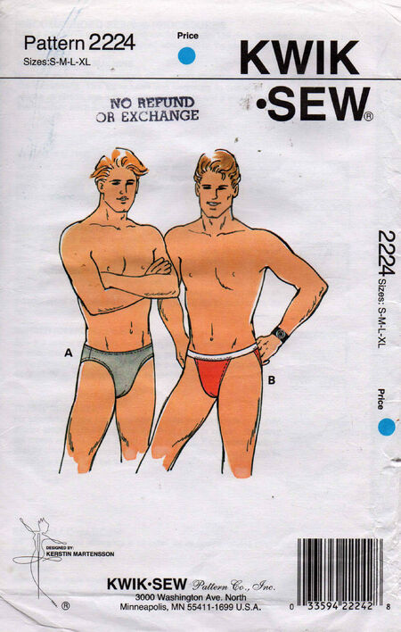 Mens Underwear Pattern