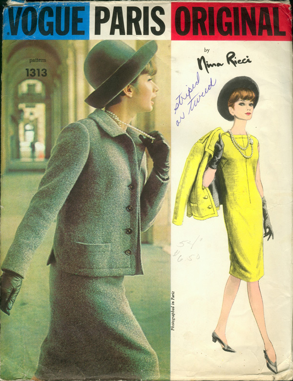 Vogue 1313 | Vintage Sewing Patterns | Fandom