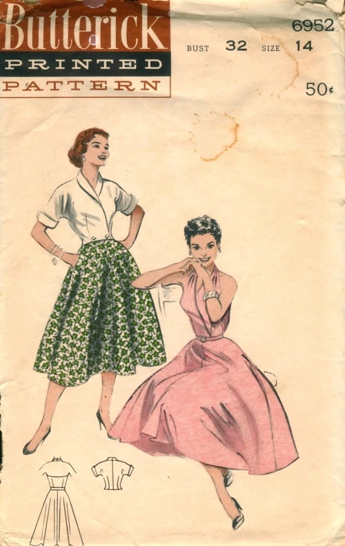 Butterick 6952 | Vintage Sewing Patterns | Fandom
