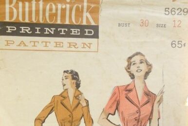 Butterick 5657 D, Vintage Sewing Patterns