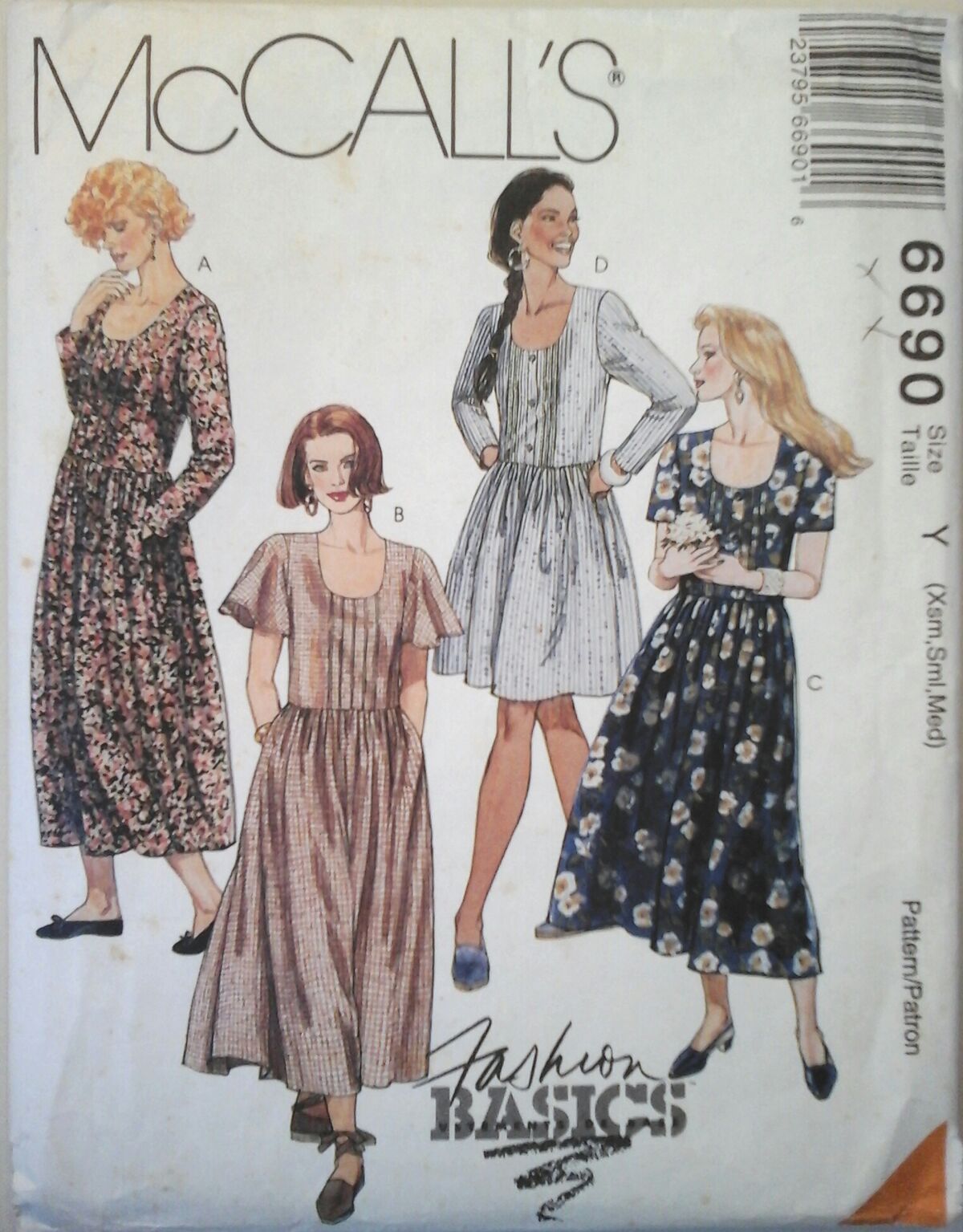 McCall's 6690 B | Vintage Sewing Patterns | Fandom