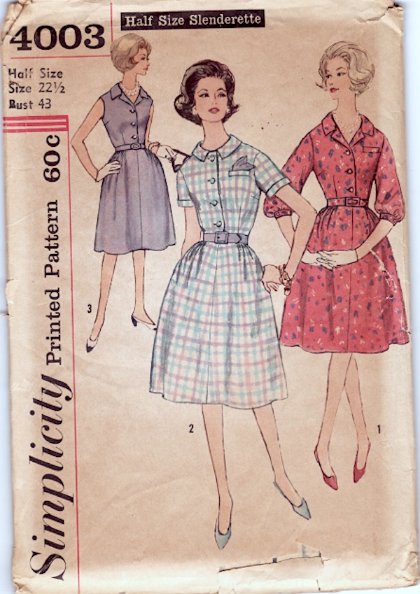 Simplicity 4003 A Vintage Sewing Patterns Fandom