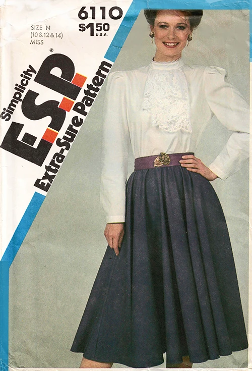 Simplicity 6110 B Vintage Sewing Patterns Fandom