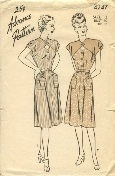 Advance 4247 | Vintage Sewing Patterns | Fandom