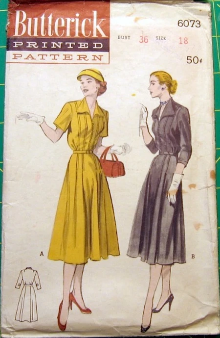 Butterick 6073 | Vintage Sewing Patterns | Fandom