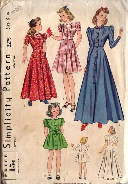 Simplicity 3275 | Vintage Sewing Patterns | Fandom