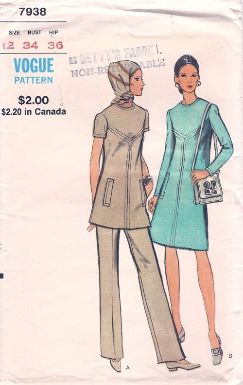 Vogue 7938 A Vintage Sewing Patterns Fandom