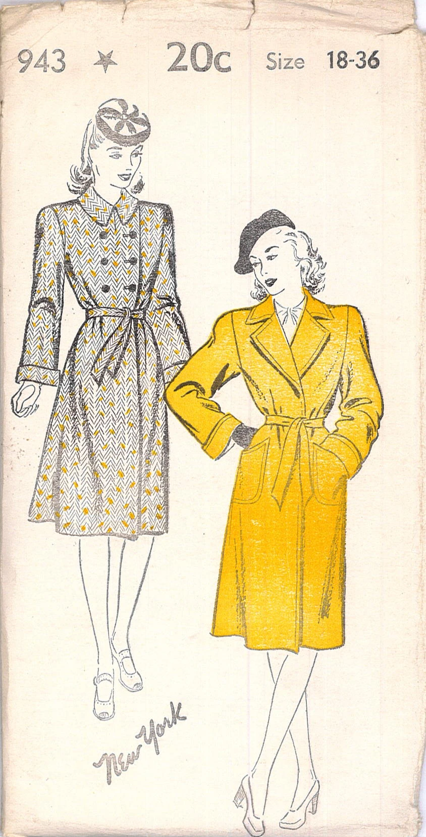 New York 943 Vintage Sewing Patterns Fandom