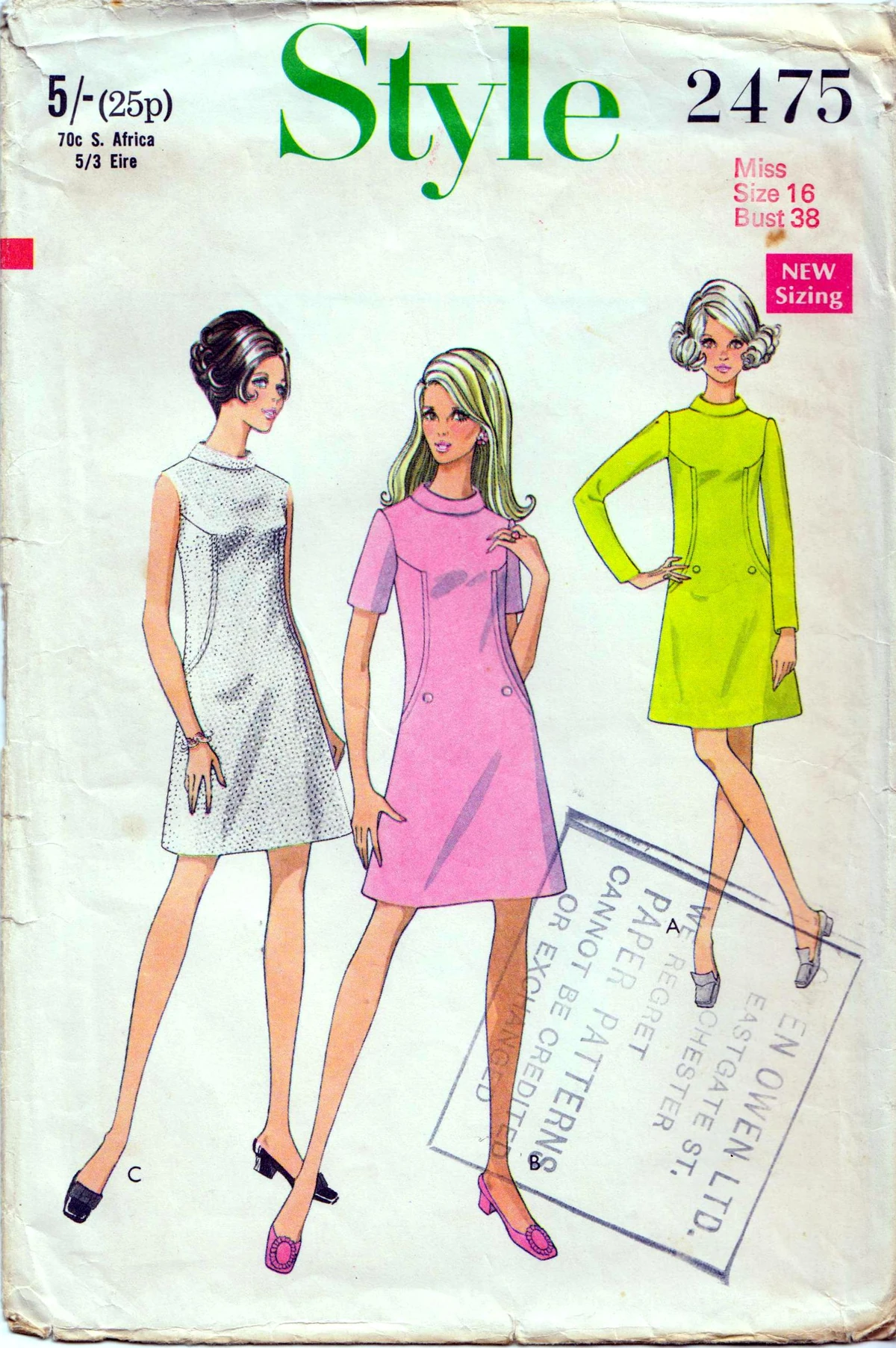 Style 2475 | Vintage Sewing Patterns | Fandom