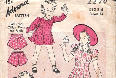 Justknits Ladies' and Girls' Underwear, Vintage Sewing Patterns