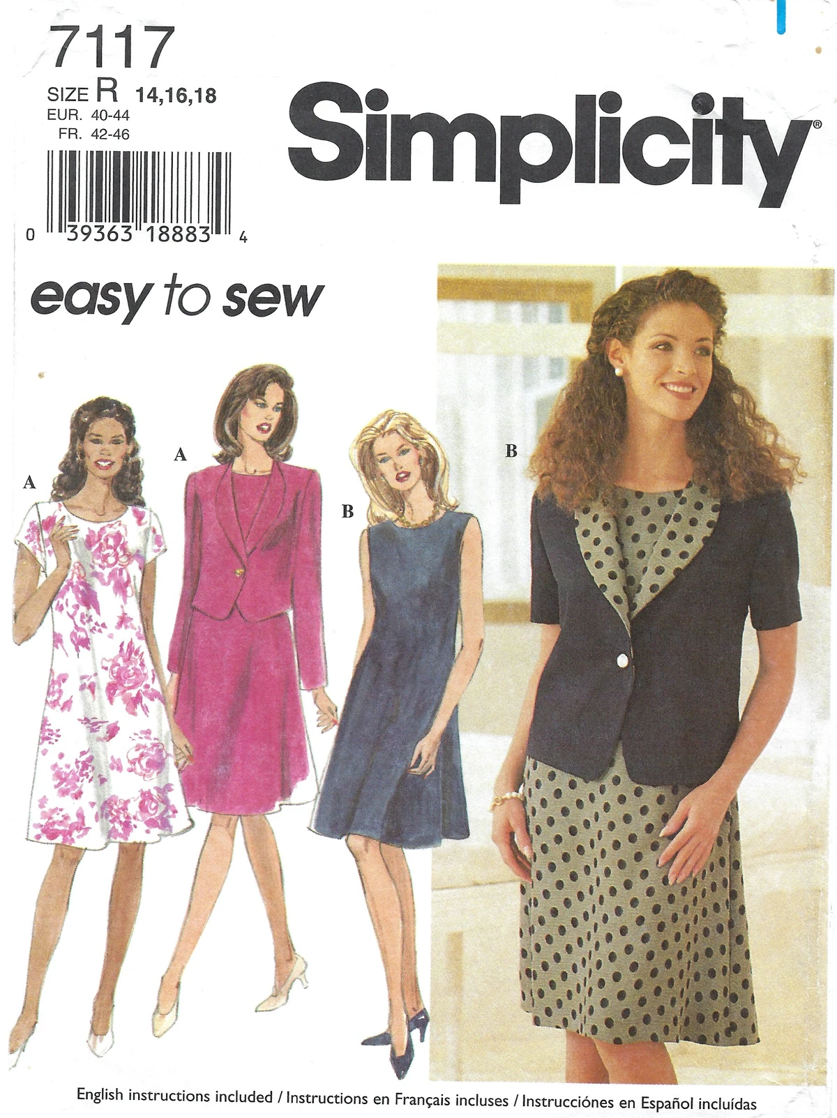 Simplicity 7117 E Vintage Sewing Patterns Fandom
