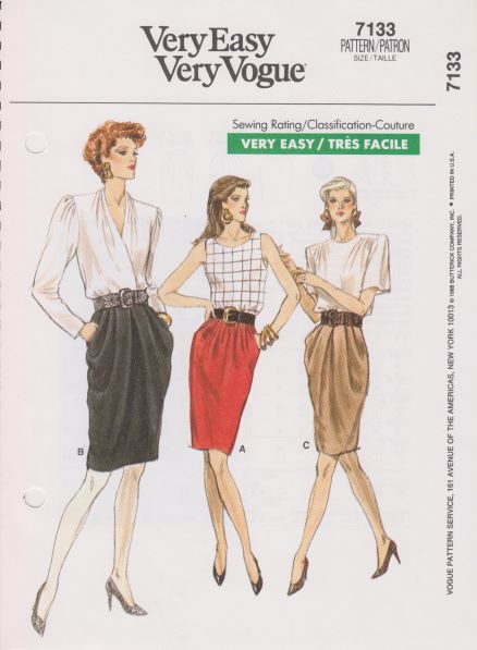 Vogue 7133 C | Vintage Sewing Patterns | Fandom
