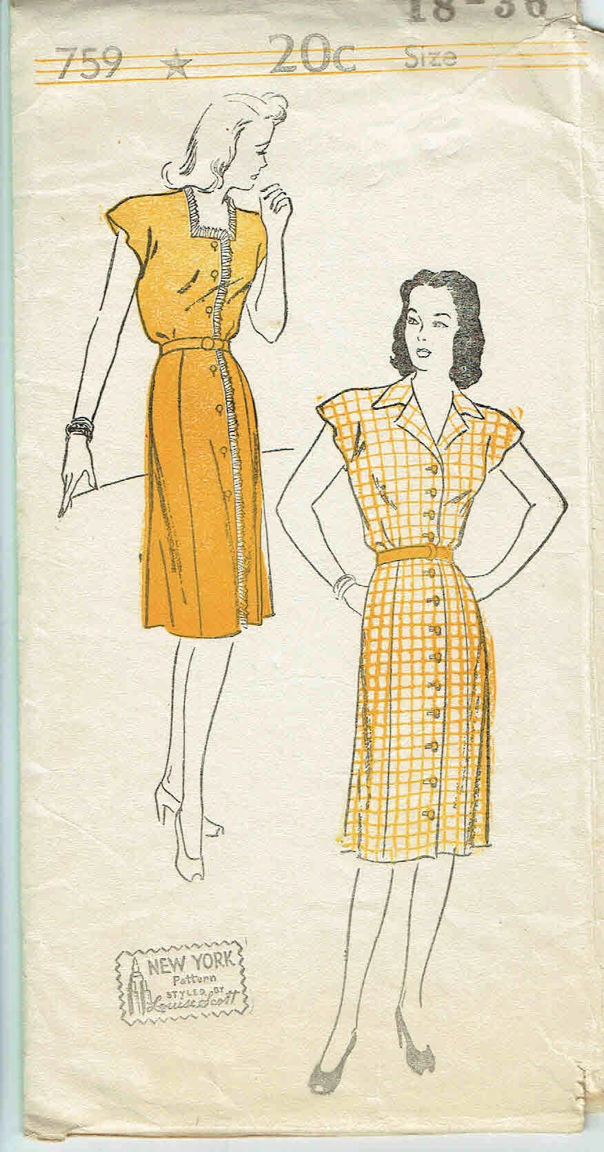 New York 759 Vintage Sewing Patterns Fandom