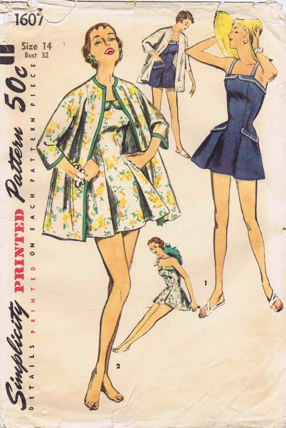 Simplicity 1607 Vintage Sewing Patterns Fandom