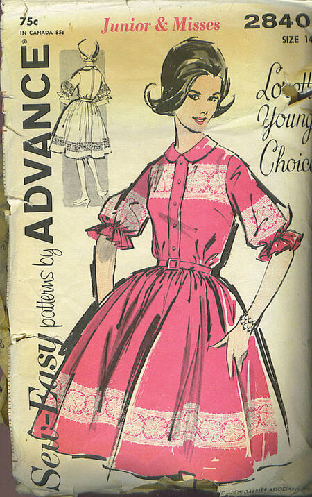 Advance 2840 | Vintage Sewing Patterns | Fandom