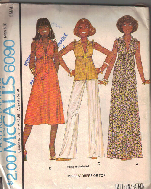 1960s Vintage McCalls Sewing Pattern 7725 Uncut Misses Belted