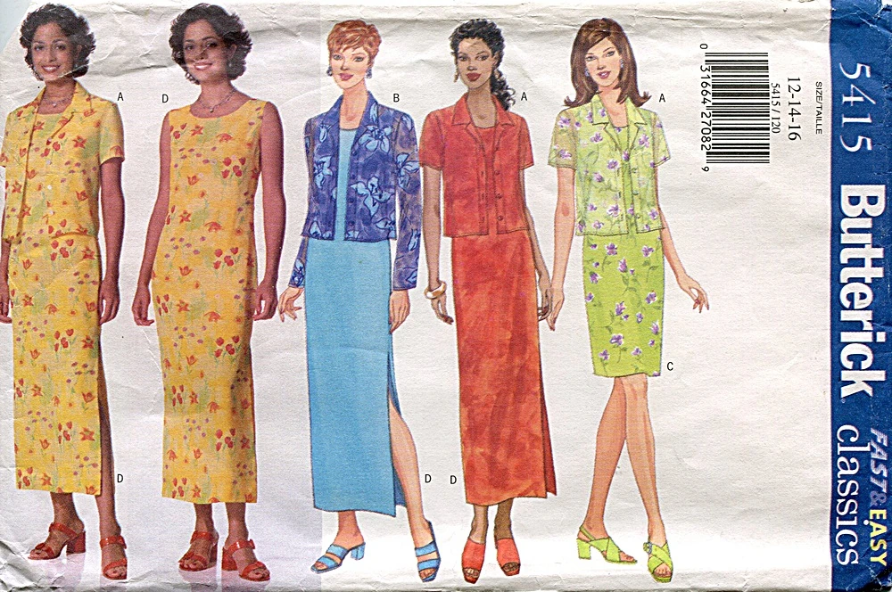 Butterick 5415 A | Vintage Sewing Patterns | Fandom