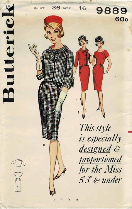 Butterick 1960 9889