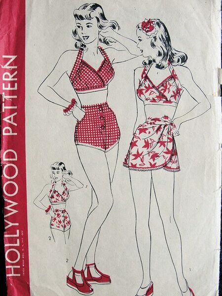 Hollywood 1341, Vintage Sewing Patterns