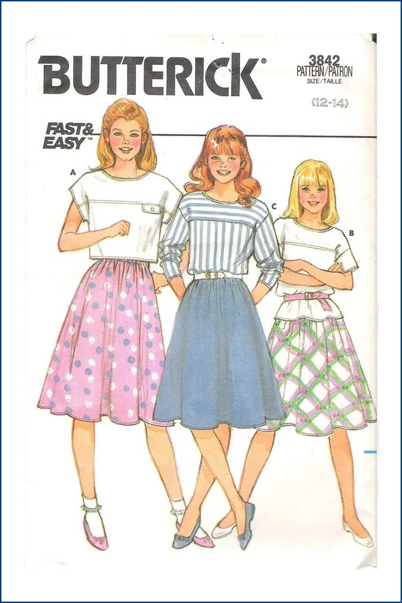 Butterick 3842 A | Vintage Sewing Patterns | Fandom