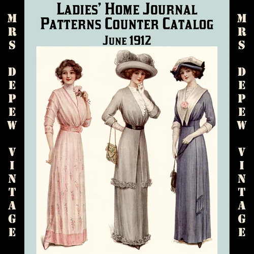 Ladies Home Journal Patterns Counter Catalog Summer 1912 Vintage