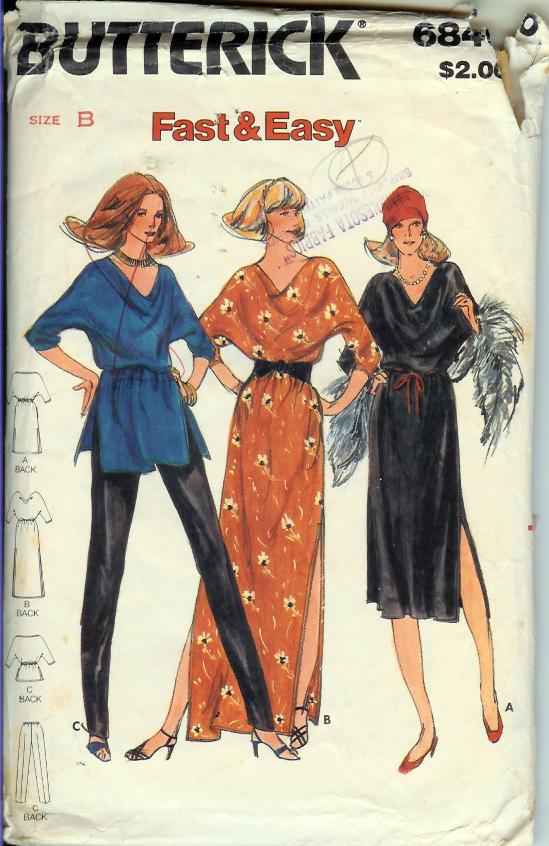 Butterick 6840 | Vintage Sewing Patterns | Fandom