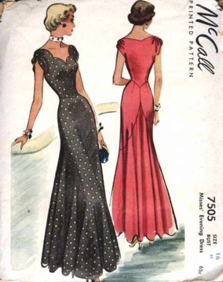 1920s evening cocktail dress sewing pattern 5143 – Lady Marlowe