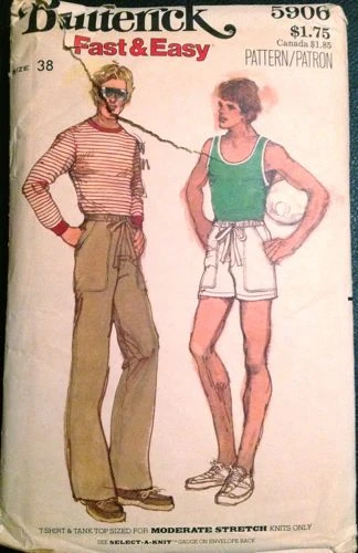 Mens Tank Top, T-Shirt, Pants and Shorts