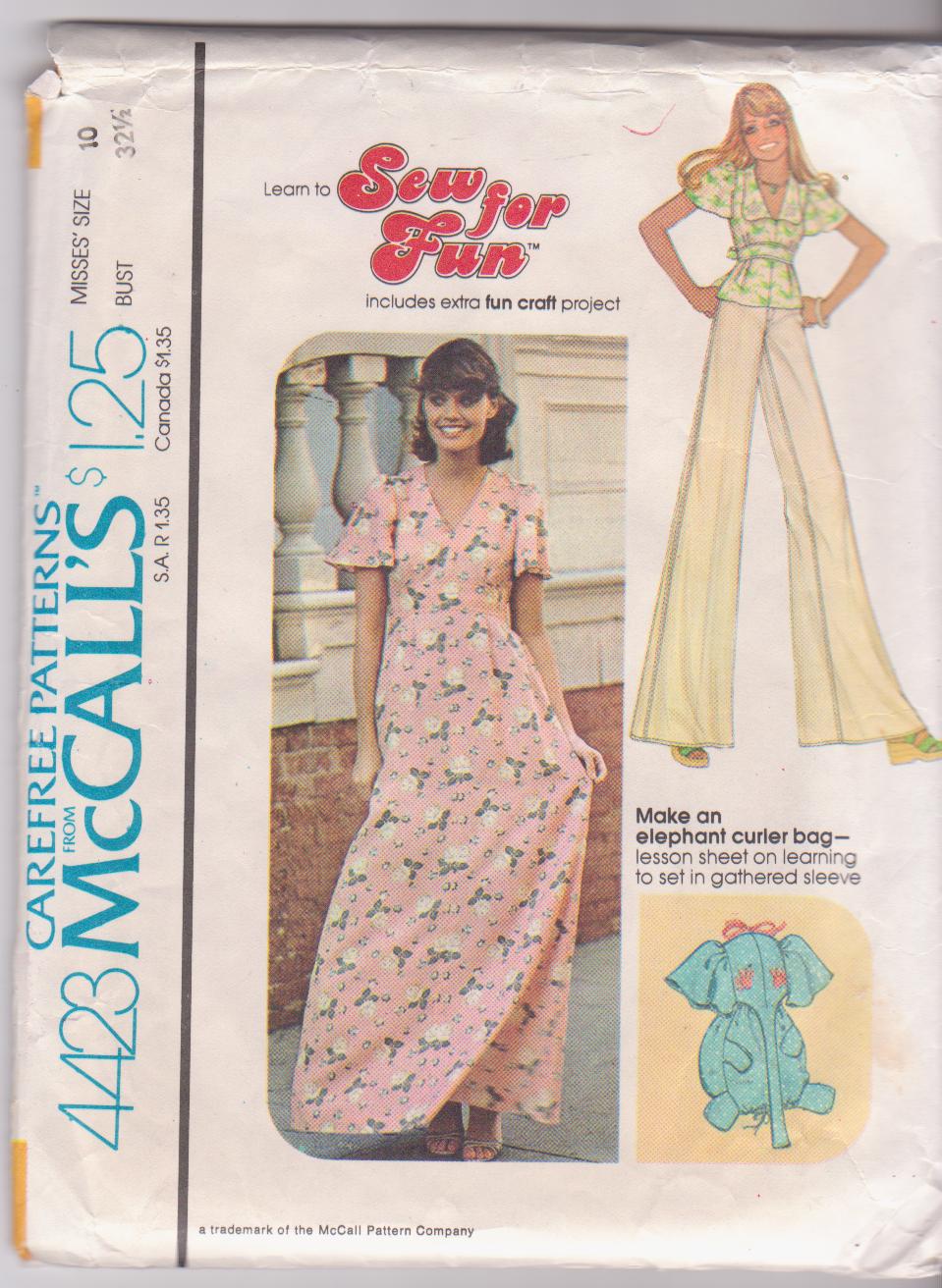 McCall's Patterns, Sewing And Craft Patterns
