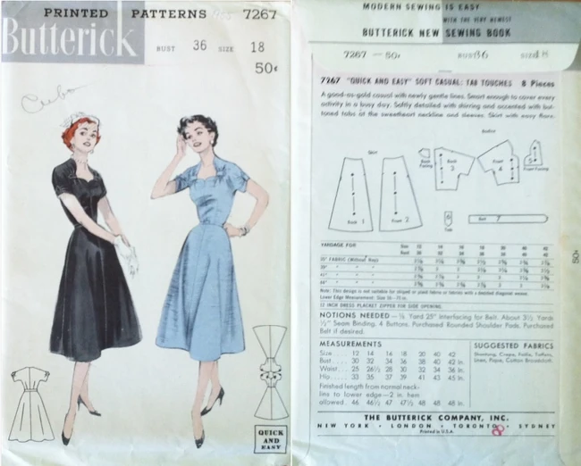 Butterick 7267