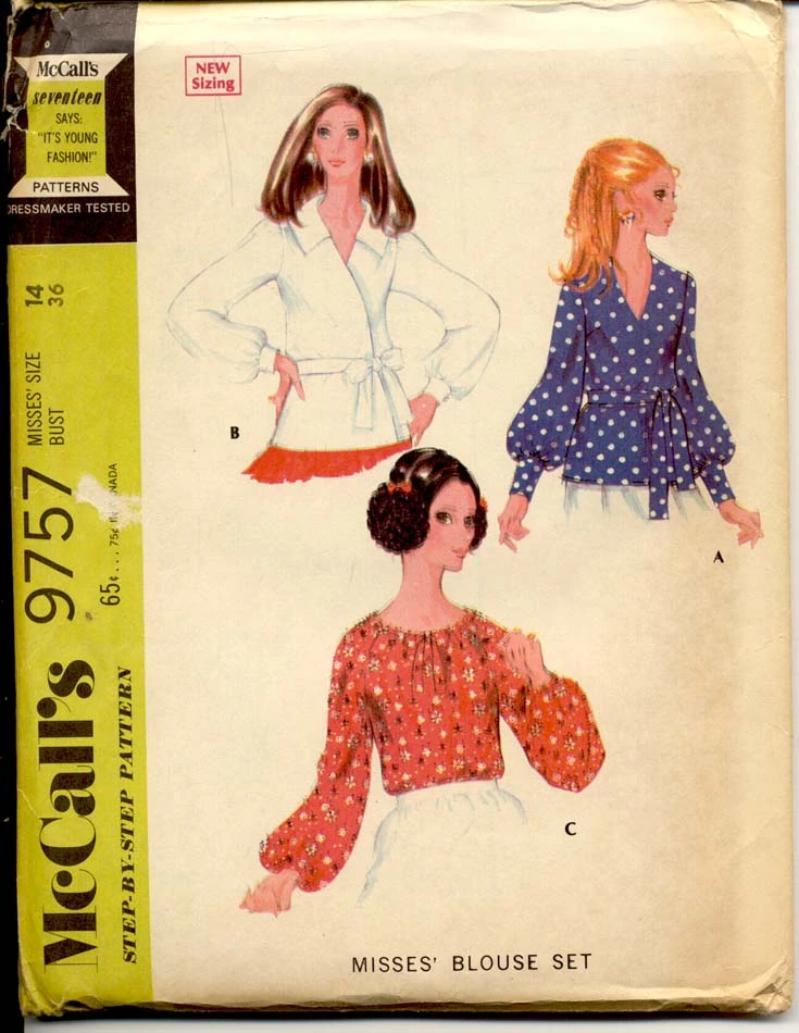 McCall's 9757 | Vintage Sewing Patterns | Fandom