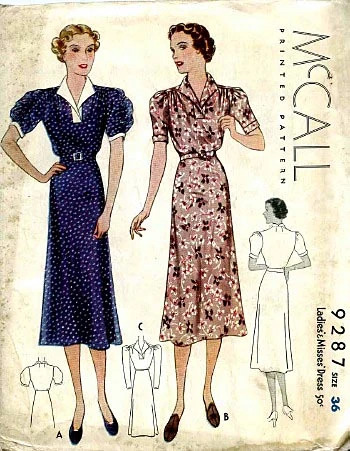 McCall 9287 | Vintage Sewing Patterns | Fandom