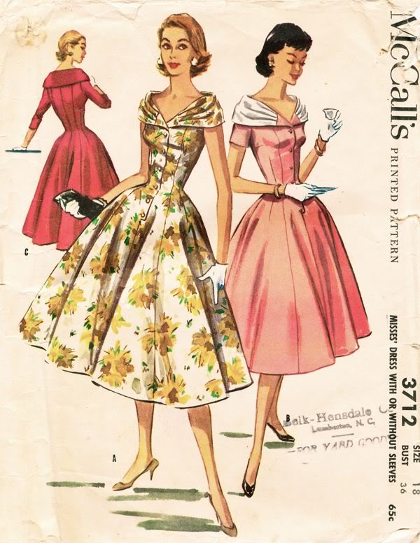 McCall's 3712 | Vintage Sewing Patterns | Fandom