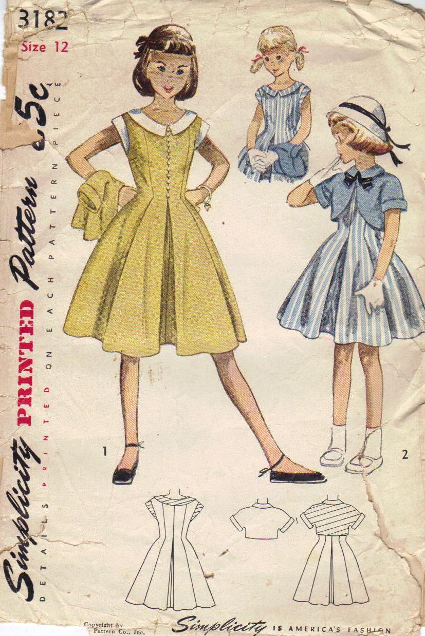 セット販売 Women's Dress Patterns Simplicity 3182 B | Vintage Sewing Patterns | Fandom