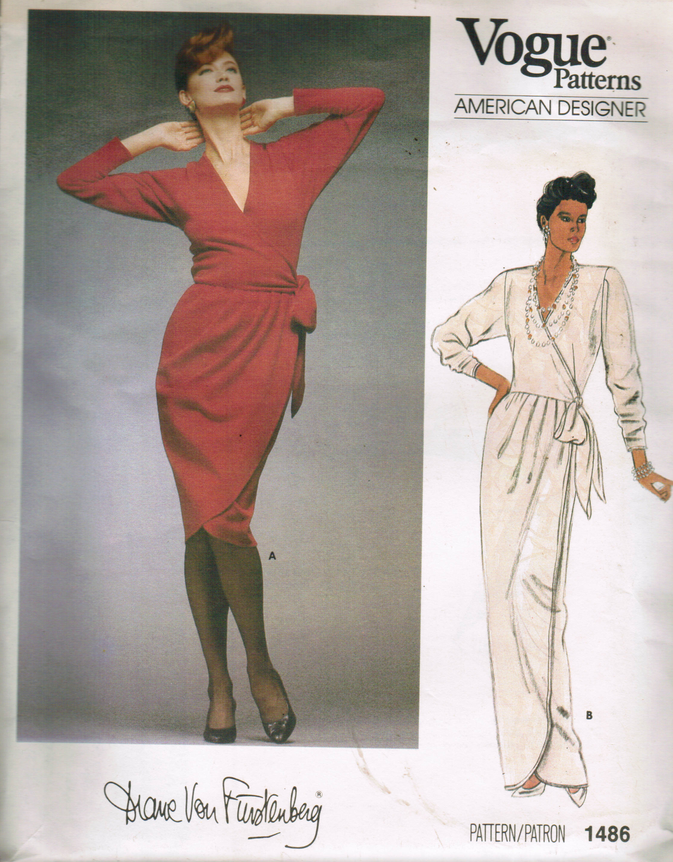 dvf wrap dress pattern