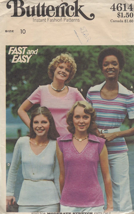 Butterick 4614 A