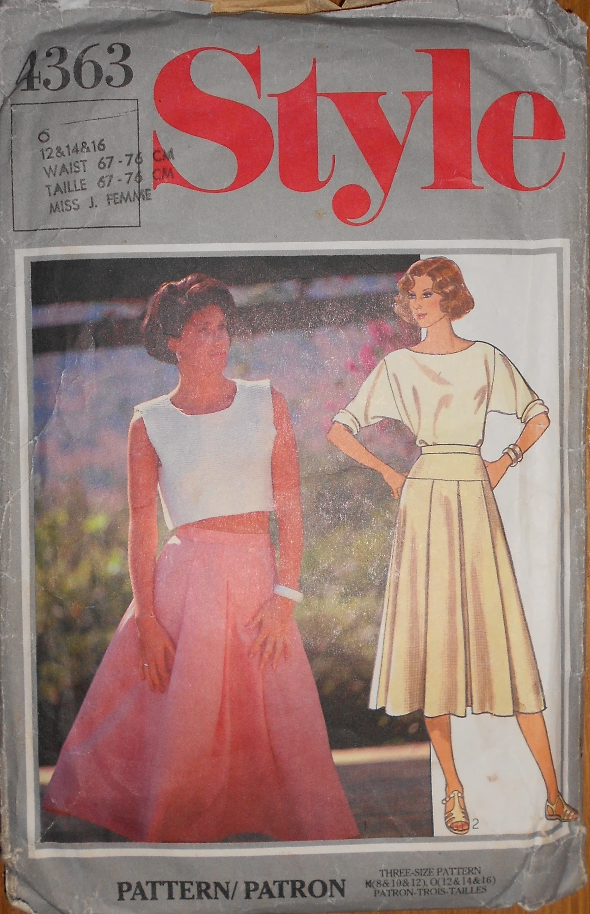 Style 4363 A | Vintage Sewing Patterns | Fandom
