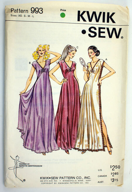 Kwik Sew 993, Vintage Sewing Patterns