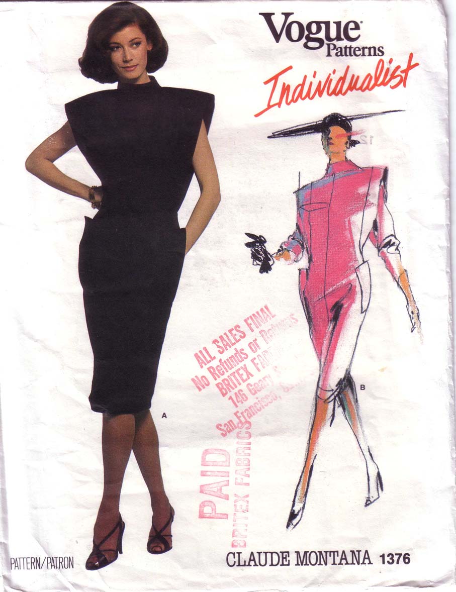 Vintage Designer Claude Montana Clothing