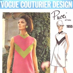 Patron Couture Vogue 2249 – Années 1960 – Culotte Longue Pucci Style – Non Découpé