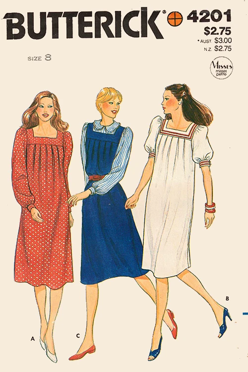 Butterick 4201 C Vintage Sewing Patterns Fandom