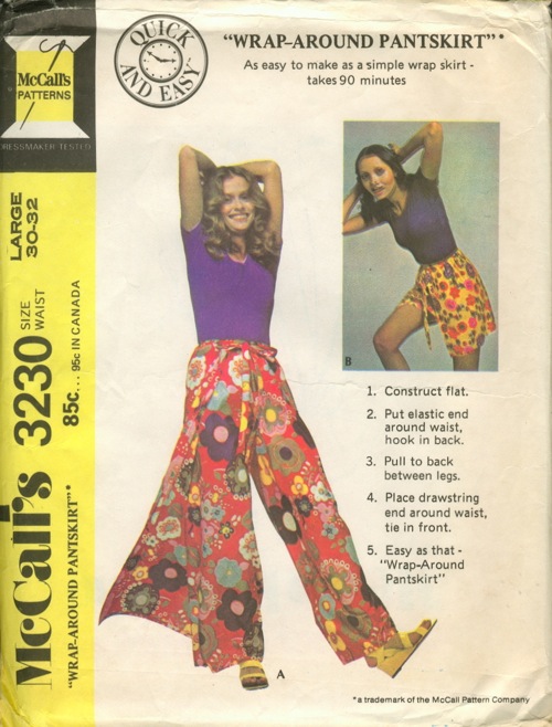 McCall's 3230, Vintage Sewing Patterns