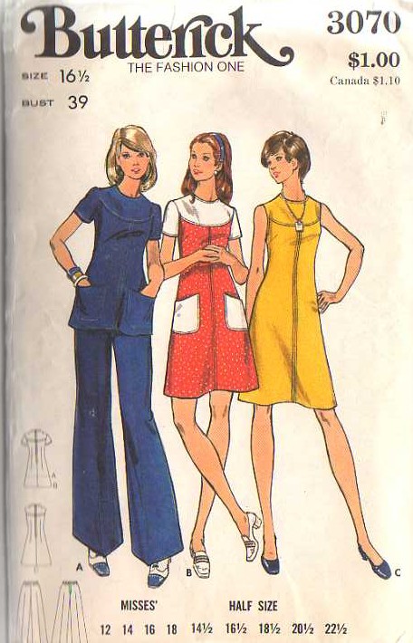 Butterick 3070 | Vintage Sewing Patterns | Fandom