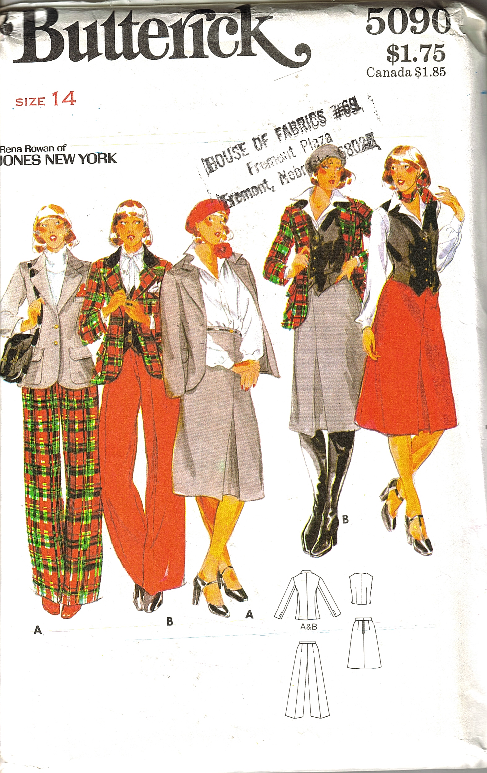 Butterick 5090, Vintage Sewing Patterns