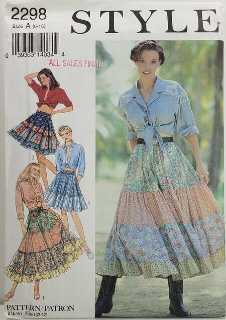 Style 2298 A | Vintage Sewing Patterns | Fandom