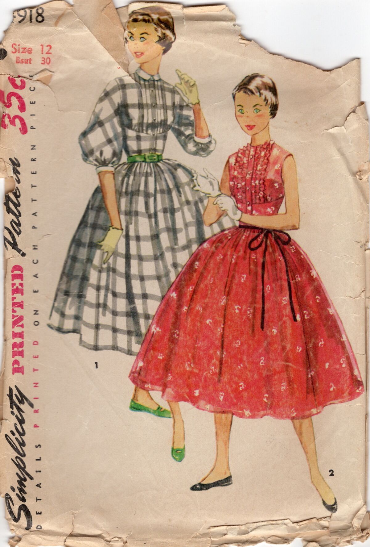 Simplicity 4918 B | Vintage Sewing Patterns | Fandom