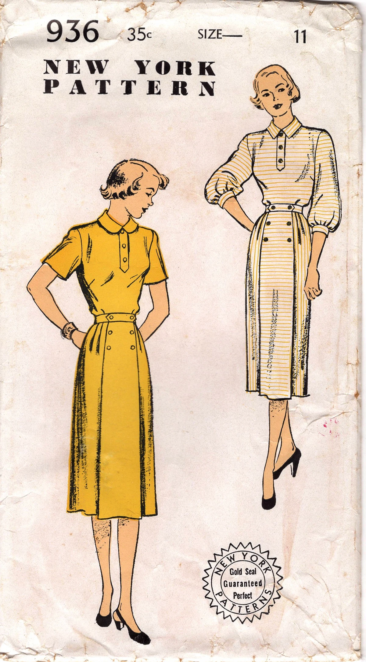 New York 936 | Vintage Sewing Patterns | Fandom