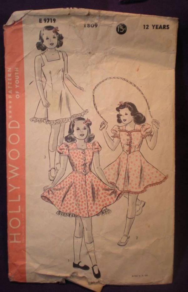 Hollywood 1809 Vintage Sewing Patterns Fandom