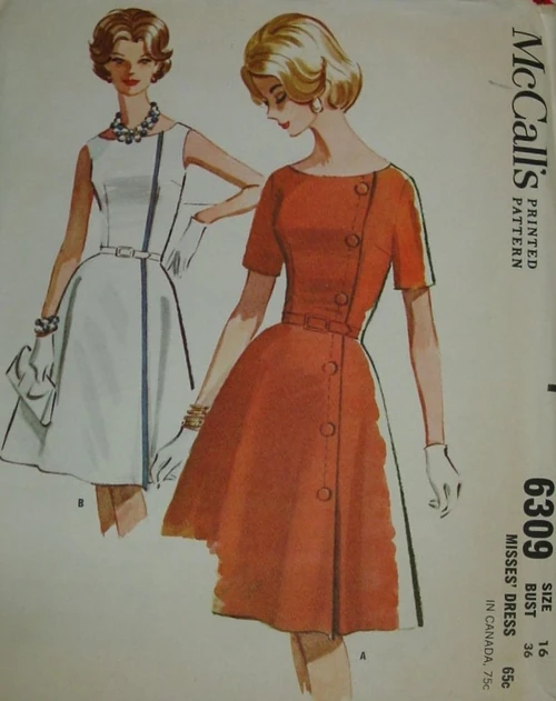 McCall's 6309 A Vintage Sewing Patterns Fandom