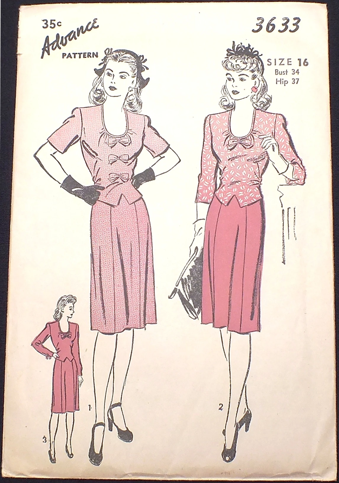 Advance 3633 | Vintage Sewing Patterns | Fandom